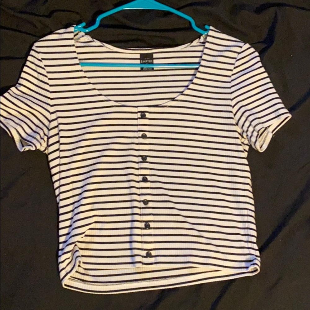 Striped Crop Top